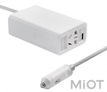 Автомобільний інвертор Xiaomi SmartMi Car Inverter White CZNBQ01ZM (OBE6001RT)
