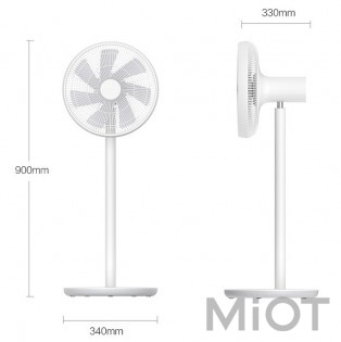 Вентилятор підлоговий Xiaomi SmartMi ZhiMi DC Electric Fan White ZRFFS01ZM