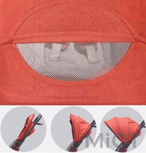Коляска дитяча KS1701 Red/Gray
