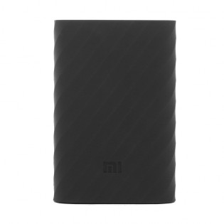 Чехол силиконовый для Xiaomi Mi Powerbank 10000 mAh Black