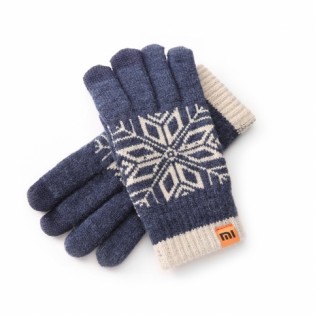 Перчатки для сенсорных экранов Xiaomi Blue 1153700022