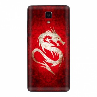 Вінілова наклейка обкладинка Original Back Cover For Xiaomi Mi4 (Дракон)