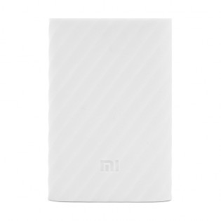 Чехол силиконовый для Xiaomi Mi Powerbank 10000 mAh White
