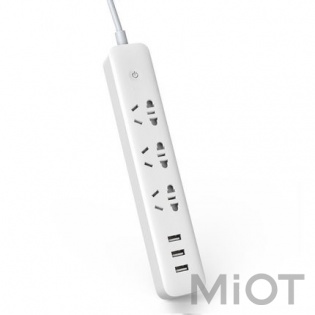 Подовжувач Xiaomi KingMi Power Strip with Wi-Fi (3 розетки,  3 USB) White (QMCXB01ZN)