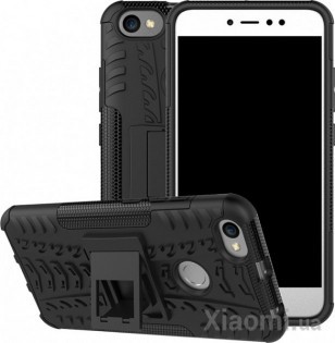 Чехол бампер TOTO TPU+PC Shockproof case Tire Tread Xiaomi Redmi Note 5A Black