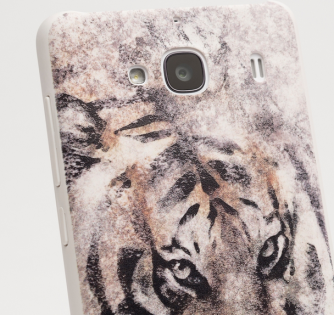 Чехол бампер Xiaomi Redmi 2 Tigers 3D 