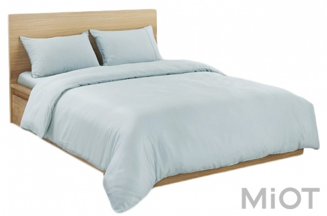 Комплект постільної білизни Tonight Bamboo Tencel Nightly Light Blue 220x240