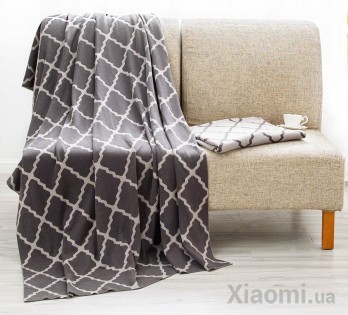 Плед Tonight Combed cotton knit blanket Grey 130*180 см