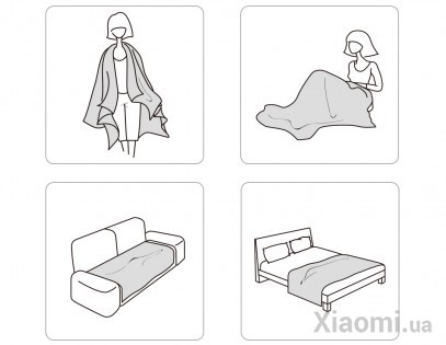 Плед Tonight Combed cotton knit blanket Grey 80*140 см