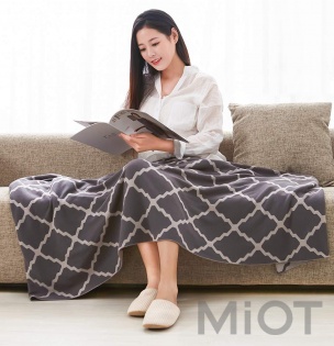Плед Tonight Combed cotton knit blanket Grey 130*180