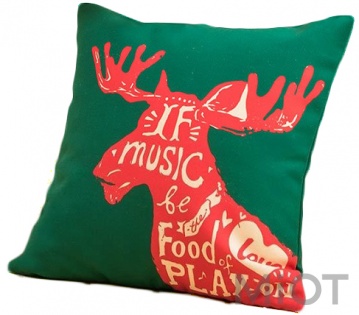 Подушка Tonight Cotton Christmas pillow 45*45 см