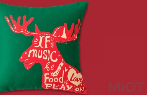 Подушка Tonight Cotton Christmas pillow 45*45 см