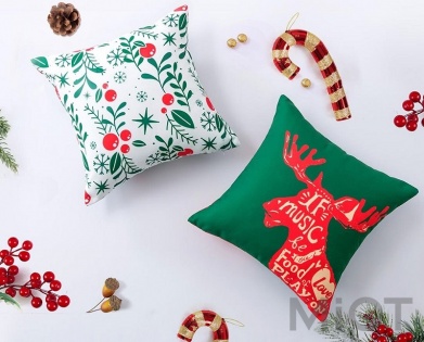 Подушка Tonight Cotton Christmas pillow 45*45 см