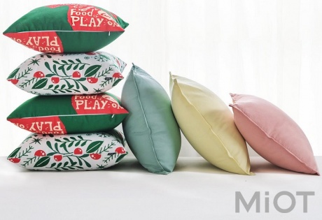 Подушка Tonight Cotton Christmas pillow 45*45 см