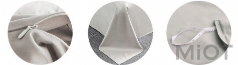Комплект постільної білизни Tonight bed linens Light Grey 200x230