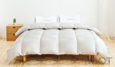Пухова ковдра Tonight Сashmere Сlassic Goose Cover Light Gray 200x230