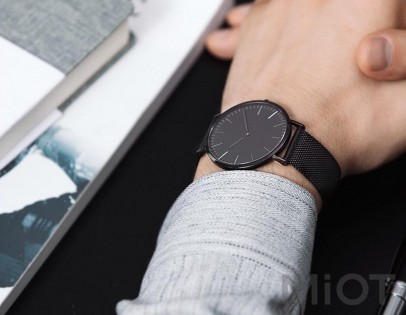 Годинник кварцовий Xiaomi TwentySeventeen Lightweight ultra-thin Watch Black W004Q