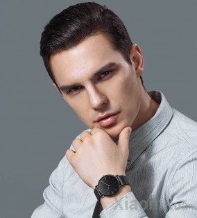 Часы кварцевые Xiaomi TwentySeventeen Lightweight ultra-thin Watch Black W004Q