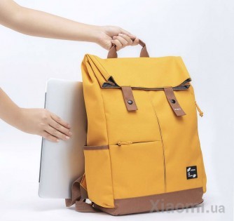 Рюкзак U'REVO College Leisure Backpack Yellow YQST12BD