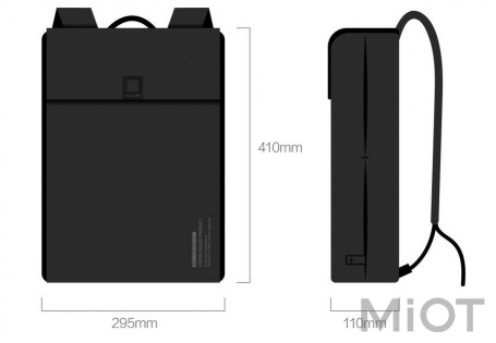 Комплект Рюкзак + Сумка U'REVO City Business Multifunction Computer/Portable Bag Black 2 pcs