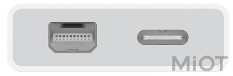 Адаптер Xiaomi Mi USB-C/USB-A*2/Mini Display Port White (ZJQ02TM)