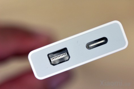 Адаптер Xiaomi Mi USB-C/USB-A*2/Mini Display Port White ZJQ02TM