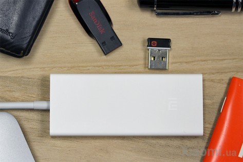 Адаптер Xiaomi Mi USB-C/USB-A*2/Mini Display Port White ZJQ02TM