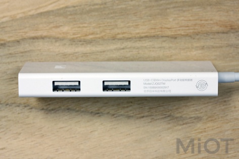 Адаптер Xiaomi Mi USB-C/USB-A*2/Mini Display Port White (ZJQ02TM)