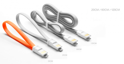 USB кабель швидкої зарядки Grey Rice Gray 60 см