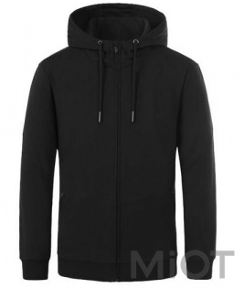 Толстовка Xiaomi Uleemark Men's Hooded Zipper Cardigan Black L size 118126010
