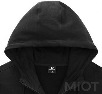 Толстовка Xiaomi Uleemark Men's Hooded Zipper Cardigan Black L size 118126010