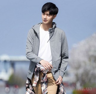 Толстовка Xiaomi Uleemark Men's Hooded Zipper Cardigan Grey M size 118126010