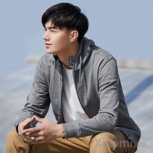 Толстовка Xiaomi Uleemark Men's Hooded Zipper Cardigan Grey M size 118126010