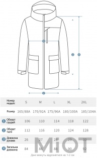 Куртка Xiaomi Uleemark Mens Rain Jacket Black L size 118119003
