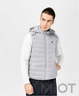 Пуховий жилет Xiaomi Uleemark short sleeves down jacket XL Grey 117304004