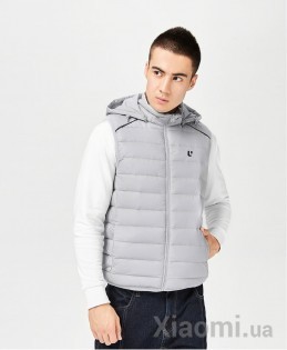 Жилет пуховой Xiaomi Uleemark short sleeves down jacket XL Grey