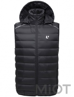 Пуховий жилет Xiaomi Uleemark short sleeves down jacket L Black 117304004