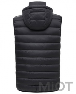 Пуховий жилет Xiaomi Uleemark short sleeves down jacket L Black 117304004