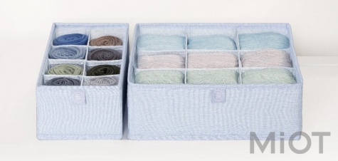 Ящики для зберігання нижньої білизни Xiaomi Nature Household Element Blue 2 set