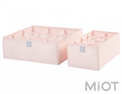 Ящики для зберігання нижньої білизни Xiaomi Nature Household Element Pink 2 set