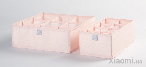 Ящик для хранения нижнего белья Xiaomi Nature Household Element Pink 2 set