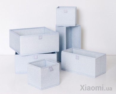 Ящик для хранения нижнего белья Xiaomi Nature Household Element Blue 6 set
