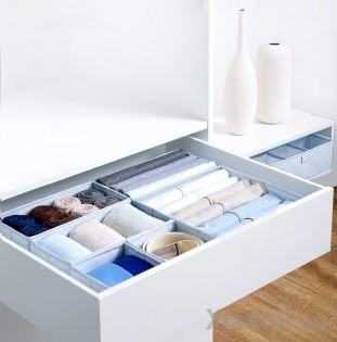Ящик для хранения нижнего белья Xiaomi Nature Household Element Blue 6 set