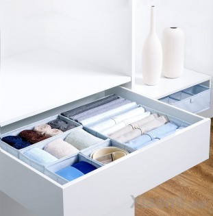 Ящик для хранения нижнего белья Xiaomi Nature Household Element Pink 6 set