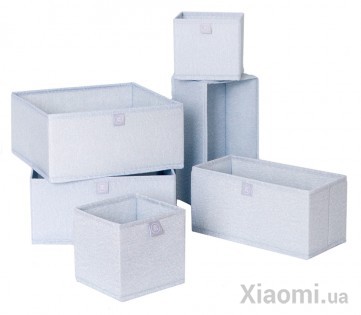 Ящик для хранения нижнего белья Xiaomi Nature Household Element Blue 6 set