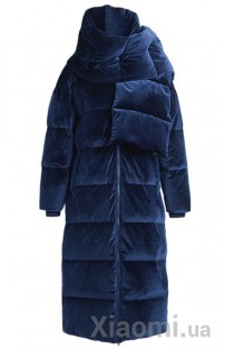 Пуховик Xiaomi 10:07 Velvet long goose down jacket Dark Blue L