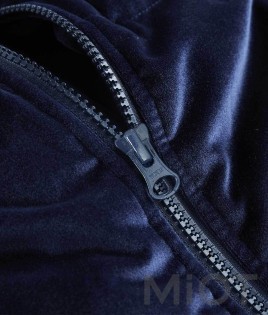 Пуховик Xiaomi 10:07 Velvet long goose down jacket Dark Blue
