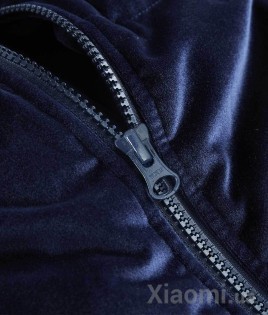 Пуховик Xiaomi 10:07 Velvet long goose down jacket Dark Blue L