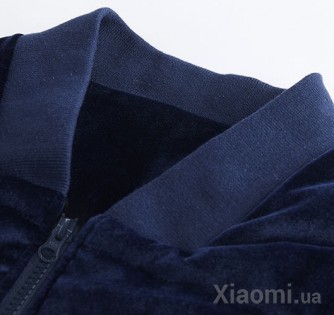 Пуховик Xiaomi 10:07 Velvet long goose down jacket Dark Blue L