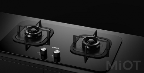 Розумна вбудована газова плита Xiaomi Viomi Internet Smart Gas Stove Power 4.5